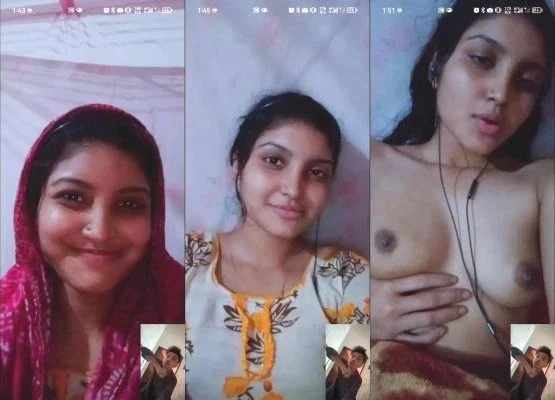 Sexy Desi Girl Shows Boobs On VC XXX