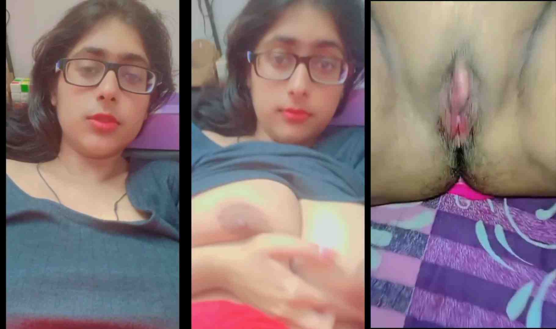 Cute Chasmish Girl Pink Pussy and Boobs Viral Full Video