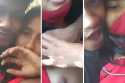 Girl ki Outdoor Boob Press Lover Sath Viral Video