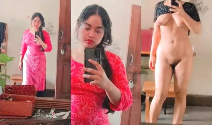 Horny Desi Girl Record her Nude Selfie Full Video