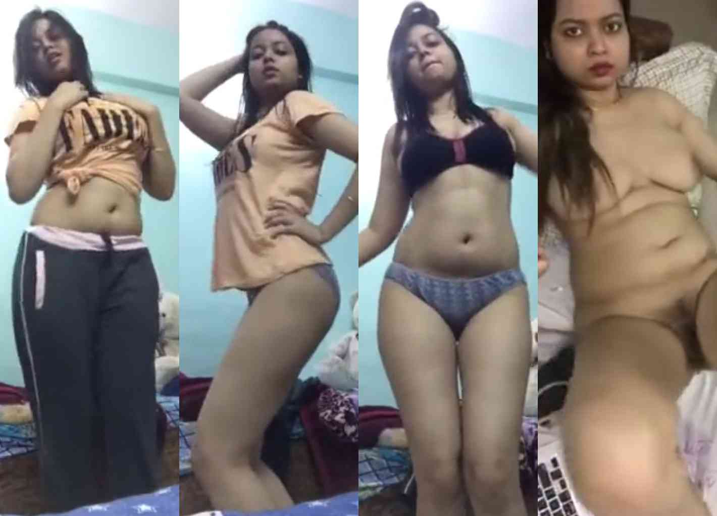 Sexy Awesome Figure Girl Nude and Masturbation Video HD