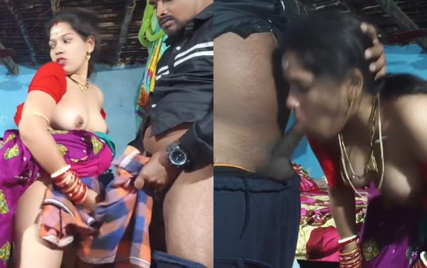 Village Bhabhi Viral Dick Sucking and Sex MMS Viral Full Video