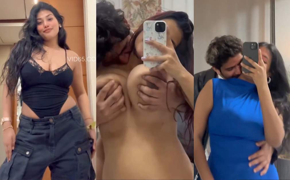 Indian BF Pressing His GF’s Boobs Video HD