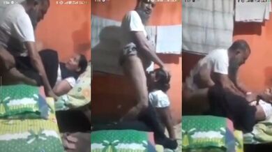 Old Father-in-law Fucked Mouth and Pussy Daughter-in-law Viral Video