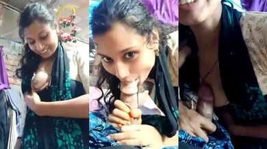 Cute Village girl boobs and Sucked her BF Big Dick Viral Video