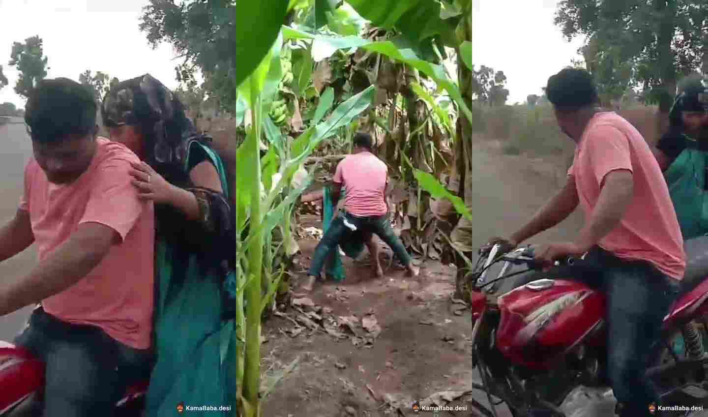 Desi Couple Sex inside Banana Jungle Viral Video