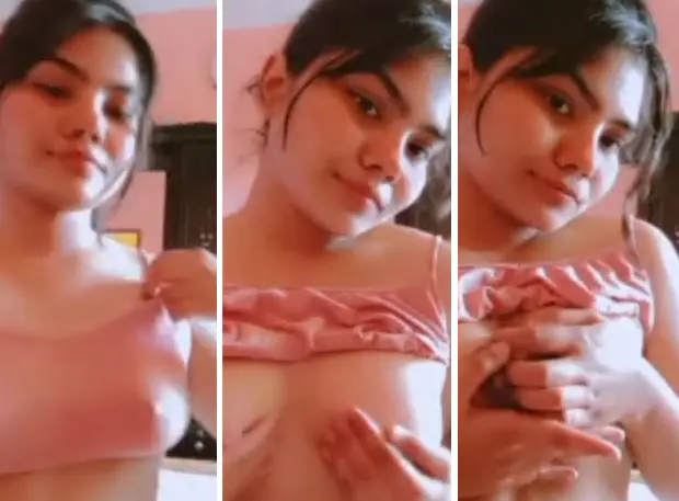 Horny Bengali GF Showing Pressing Boobs Viral Video