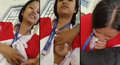 Assame College Lovers Bj and Boobs Sucking By Lover Viral Video