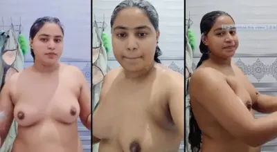 Beautiful Pakistani Chubby Girl Bathing Nude Viral Video