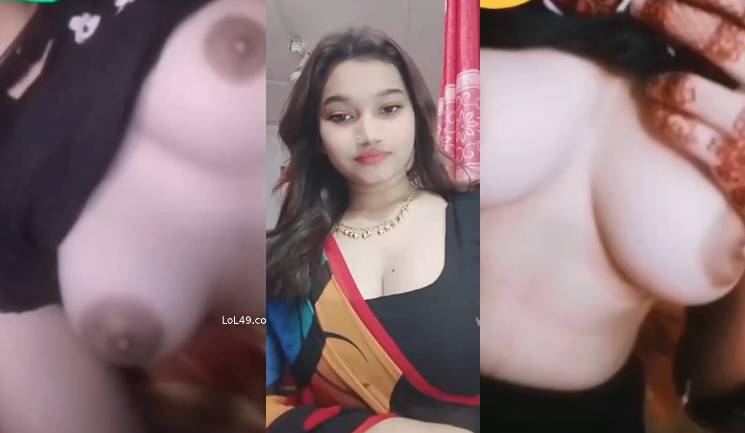 Super Sexy Cute Girl Boobs Showing to BF Viral Video